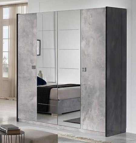 Debora Italian 4 Door Wardrobe