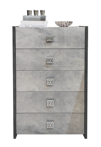 Debora Italian 5 Drawer Tallboy