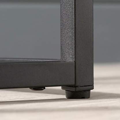 White and Black End Table