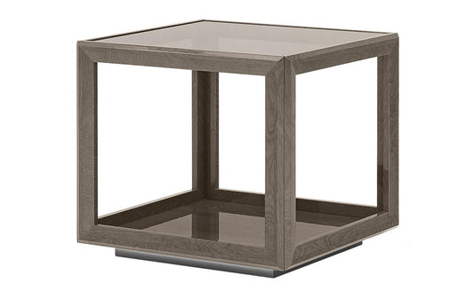 Elite Day Silver Birch Lamp Table