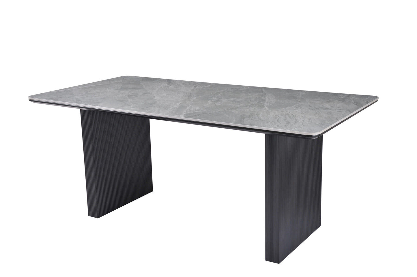 Engelberg Ceramic Black & Grey Dining Table