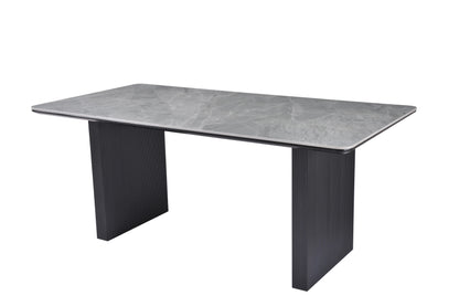 Engelberg Ceramic Black & Grey Dining Table