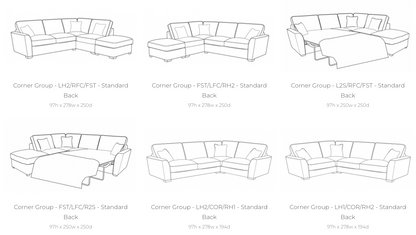 Fantasia Corner Sofa Range
