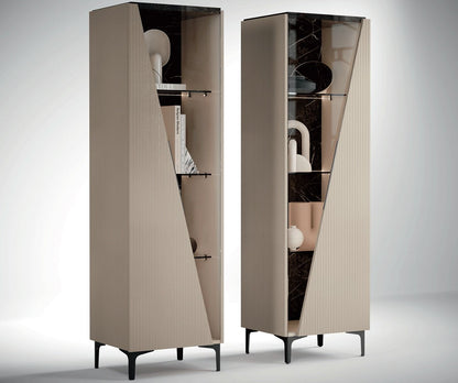 Fidia Day Toffee Cannetè 1 Door Display Cabinet