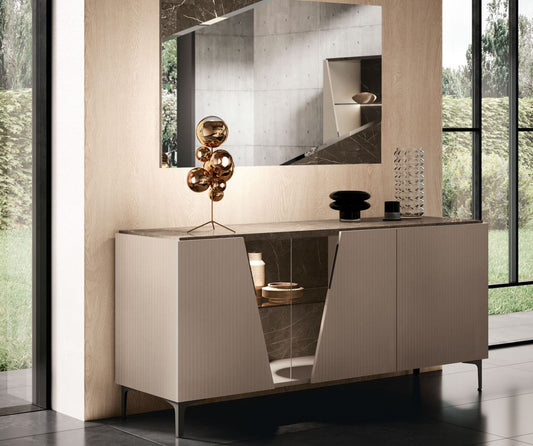 Fidia Day Toffee Cannetè 3 Door Sideboard