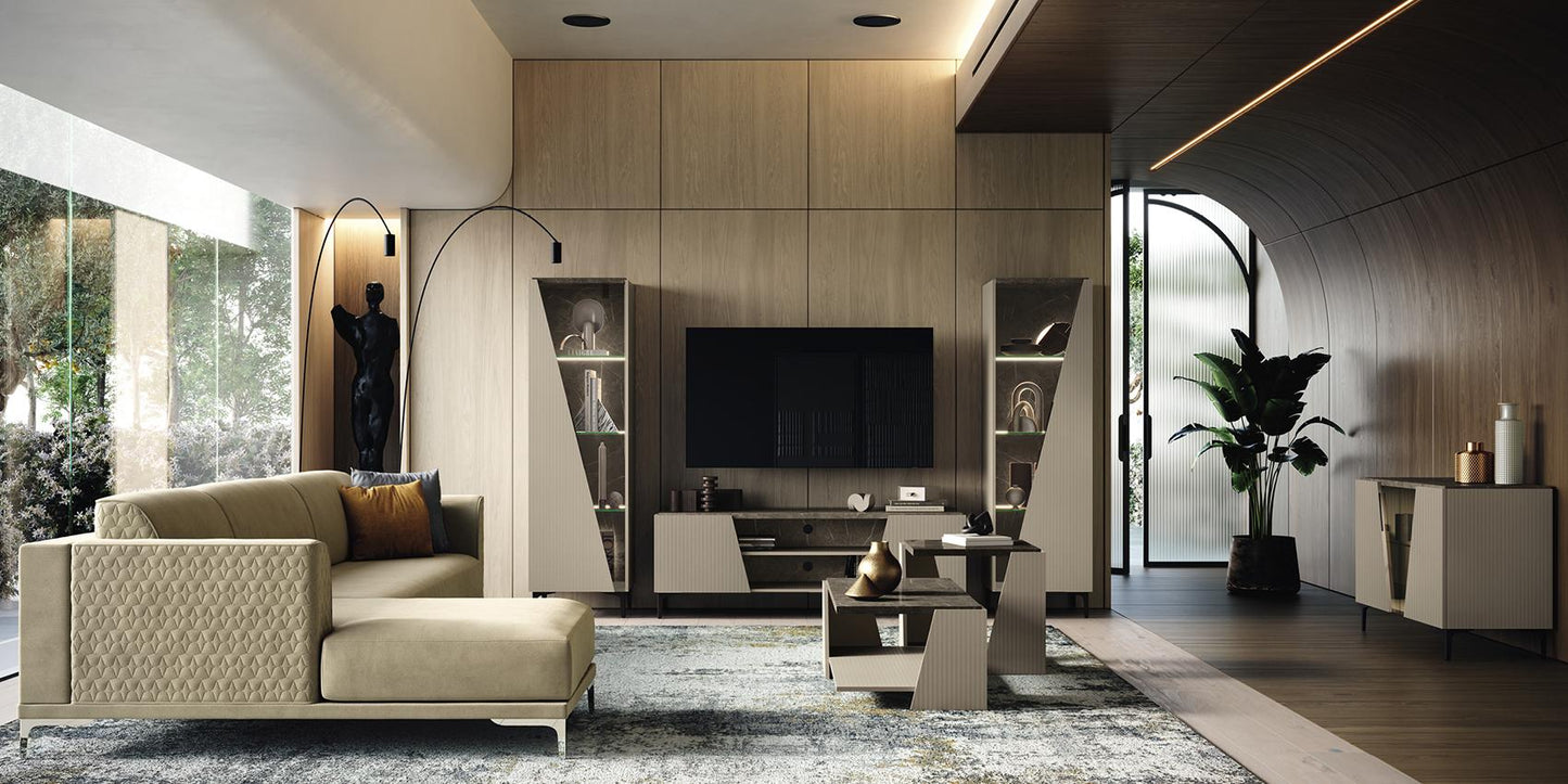 Fidia Day Toffee Cannetè Lamp Table