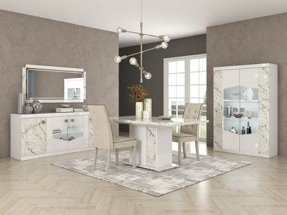 Galaxy Italian High Gloss Sideboard Mirror