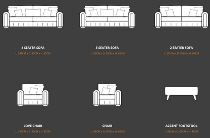 Glamour Sofa Range