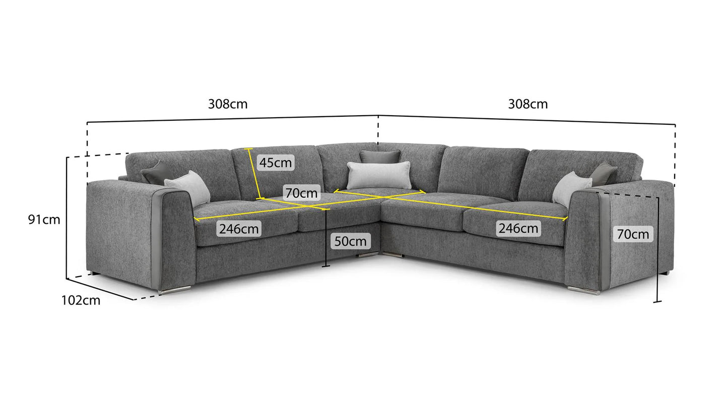 Naples Fabric Sofa Range