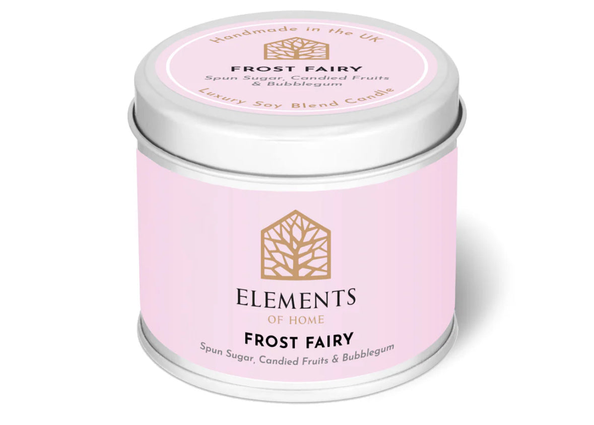 180g Frost Fairy Colour Tin Candle