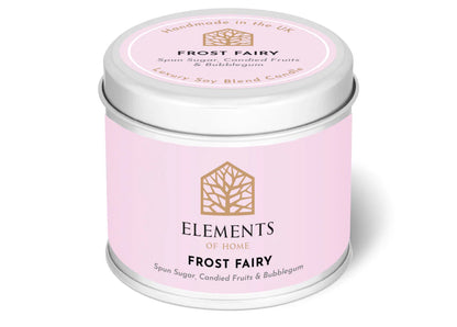 180g Frost Fairy Colour Tin Candle