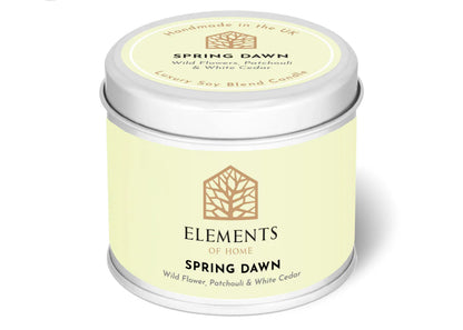 180g Spring Dawn Colour Tin Candle