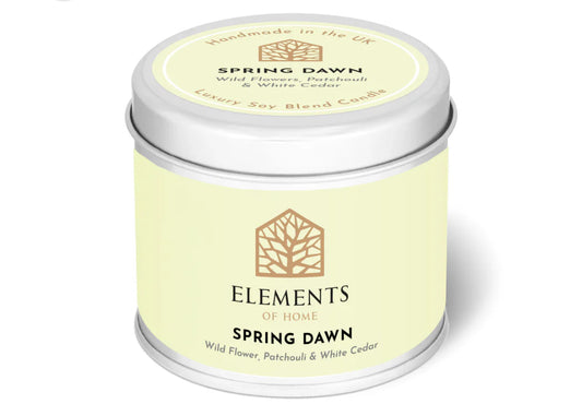 180g Spring Dawn Colour Tin Candle