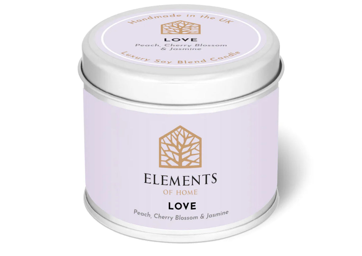 180g Love Colour Tin Candle