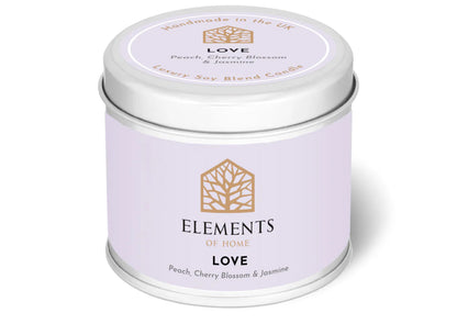 180g Love Colour Tin Candle