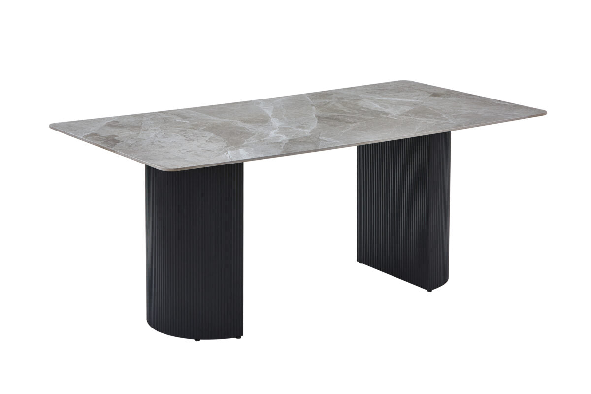 Oslo Ceramic Dining Table Plus Four Chairs