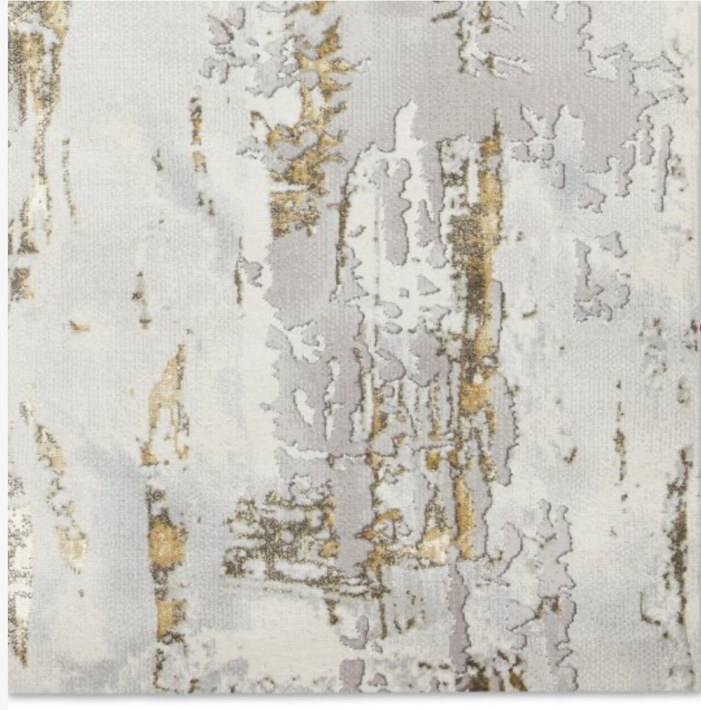 Apollo Grey/Gold Abstract Rug