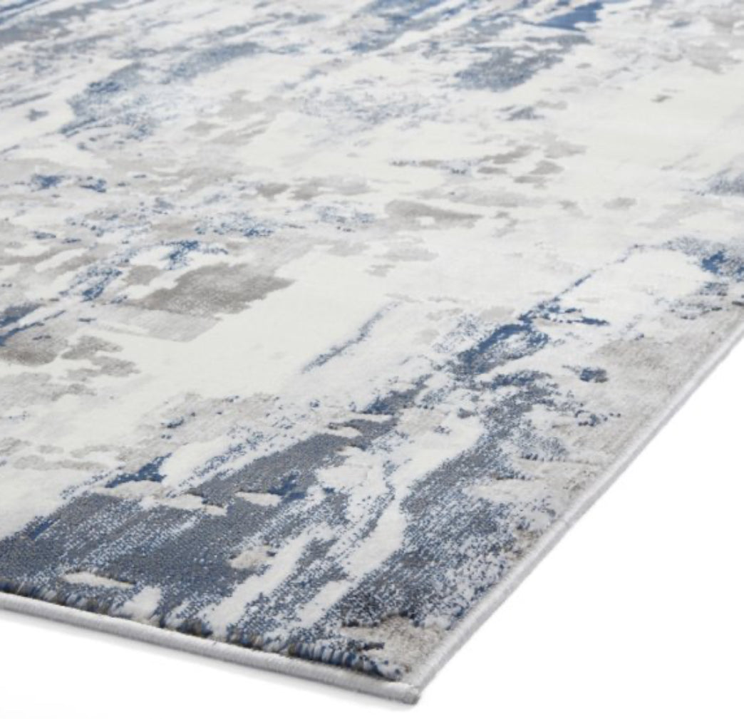 Apollo Grey/Navy Abstract Rug