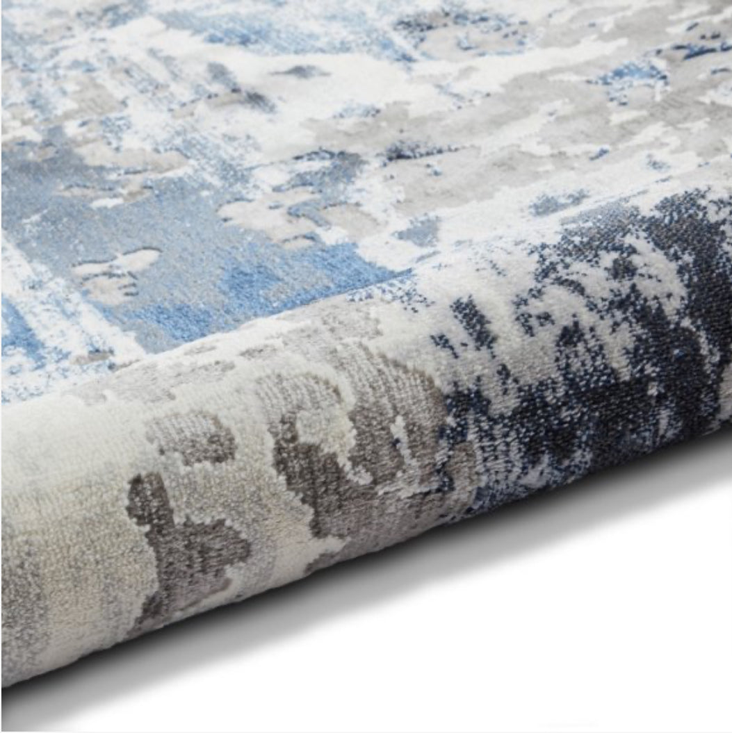 Apollo Grey/Navy Abstract Rug