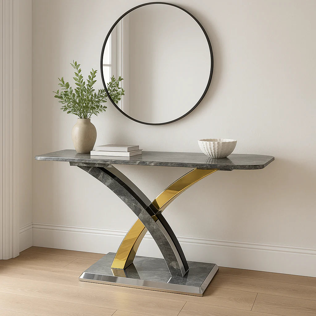 Lucy Marble Console Table