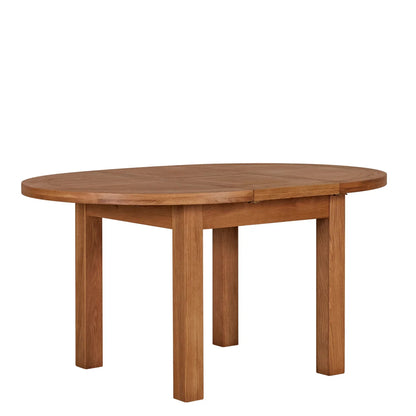 Torino 1.1m Round Extending Dining Table