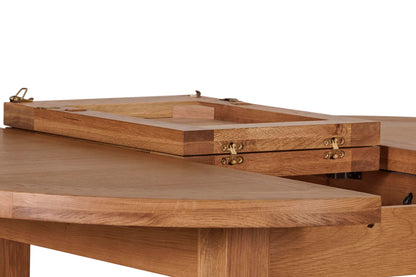 Torino 1.1m Round Extending Dining Table