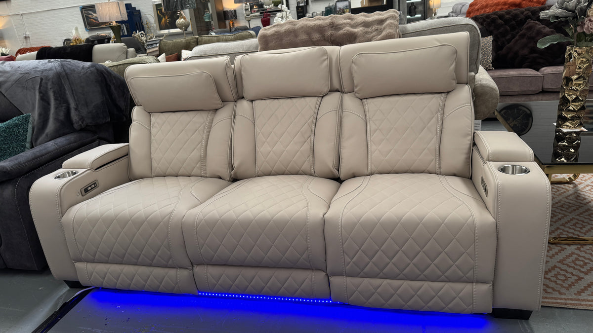 Mayfair Power Recliner Cream Sofa
