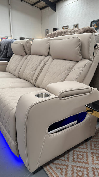 Mayfair Power Recliner Cream Sofa