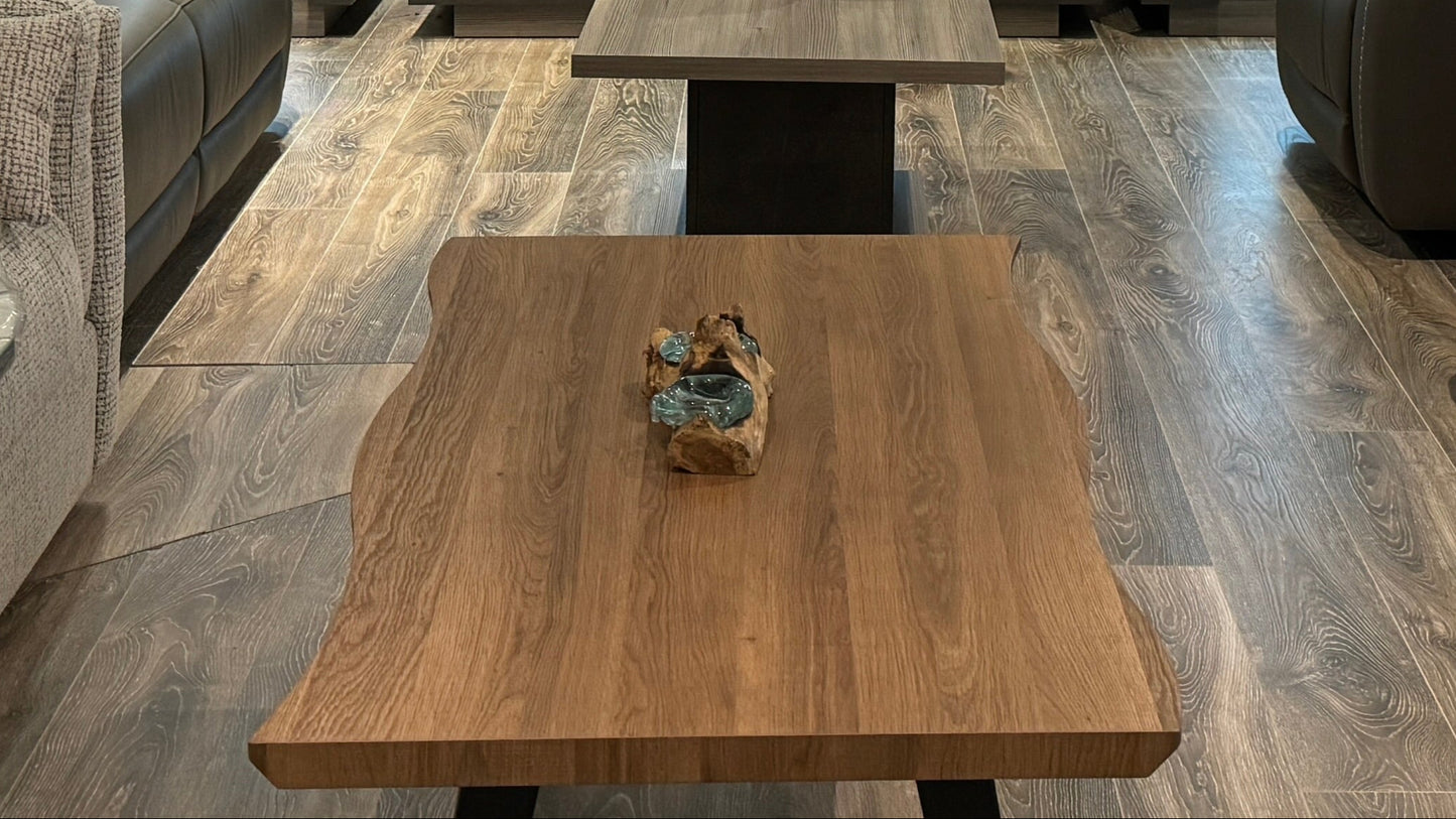 Natural Curved Coffee Table