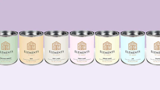 180g colour tin candles