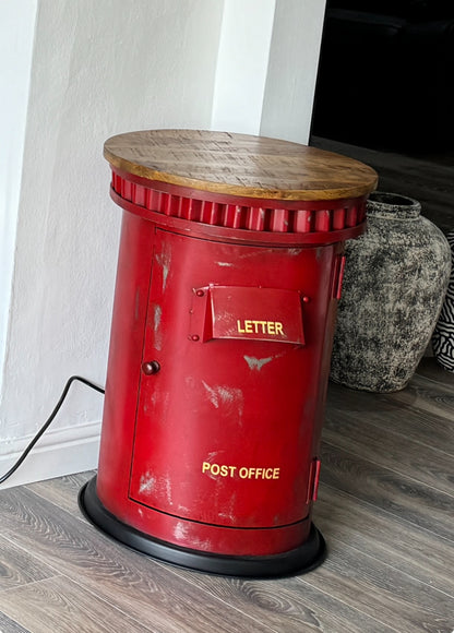 Post Box Drinks Table