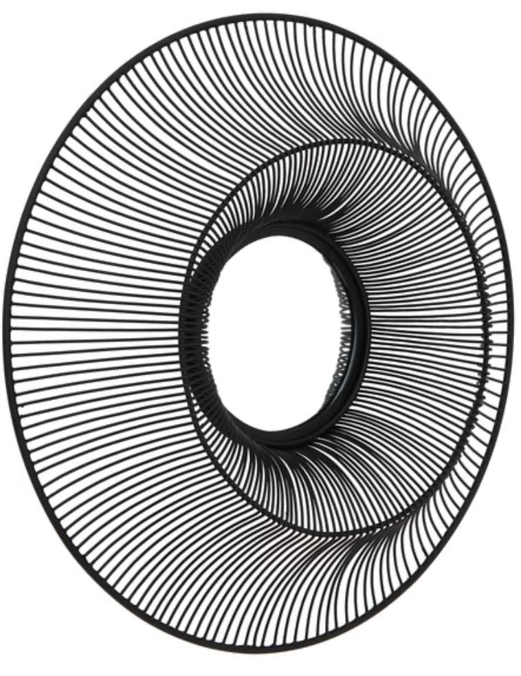 Black Wire Wall Mirror