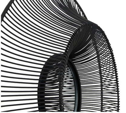 Black Wire Wall Mirror