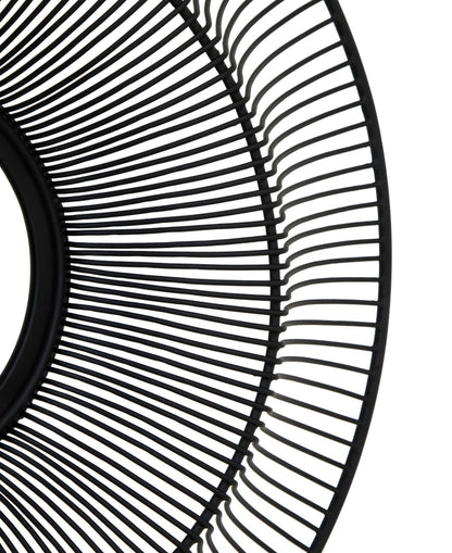 Black Wire Wall Mirror