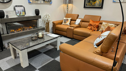 Somerville Power Recliner Corner Genuine Leather Sofa