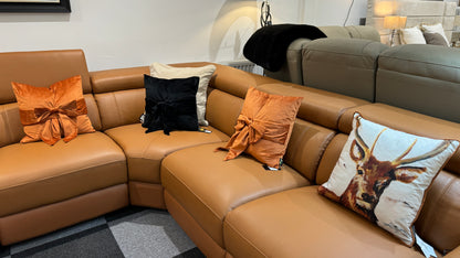 Somerville Power Recliner Corner Genuine Leather Sofa