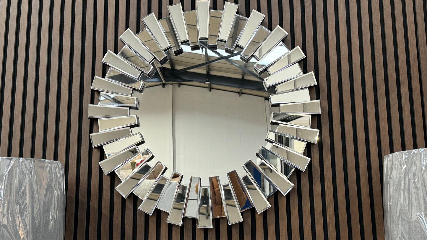 Silver Round Segment Mirror