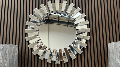 Silver Round Segment Mirror