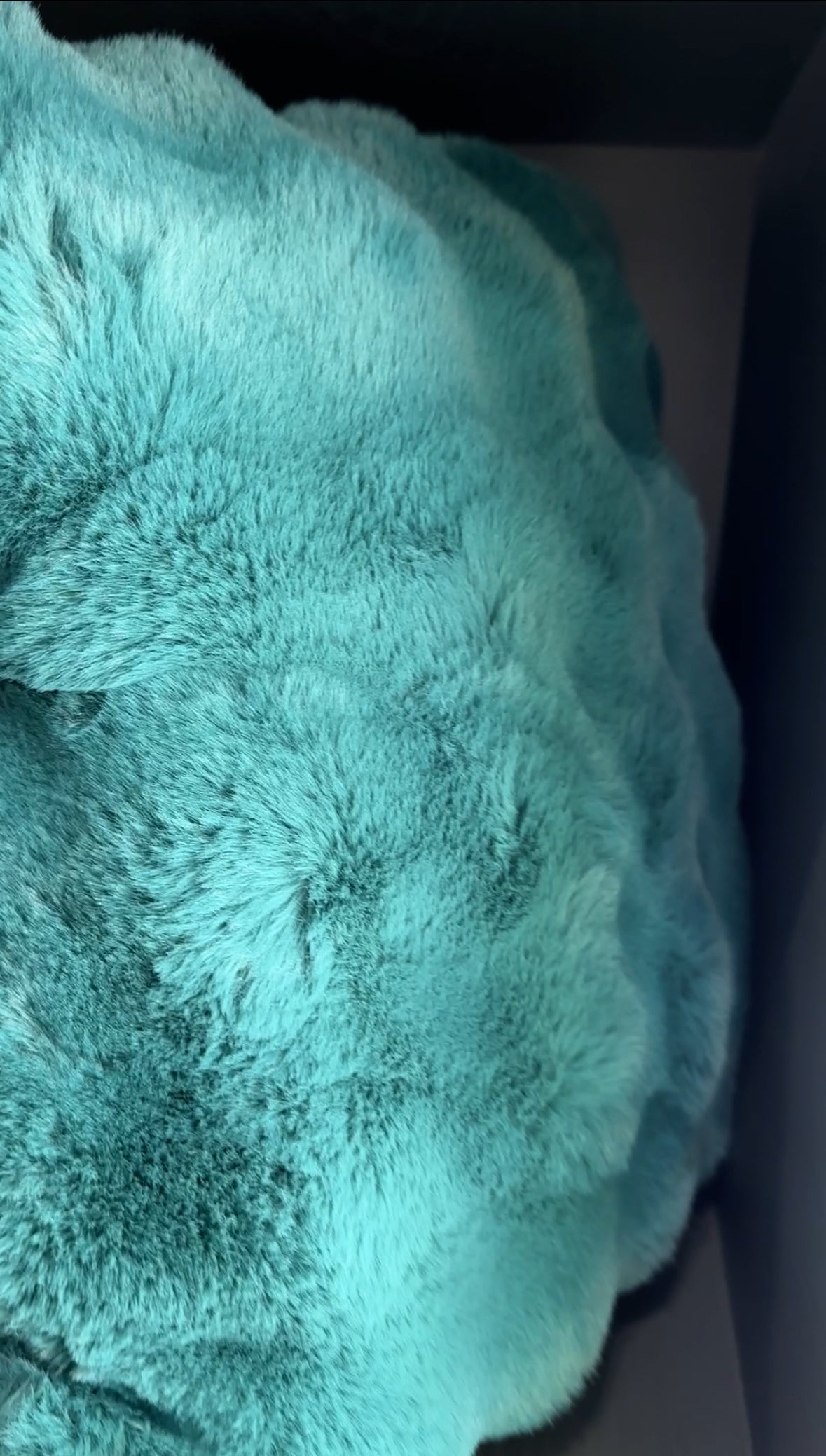 Soft Bubble Cushion Sea Foam Blue