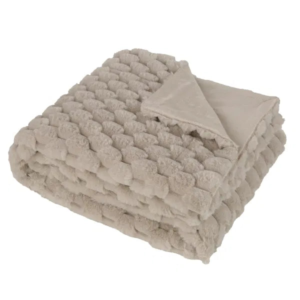 Paul Moneypenny Koochikoo Blanket Throw Taupe