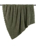 Paul Moneypenny Koochikoo Blanket Throw Sage Green