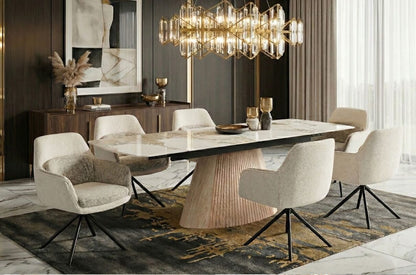 Monaco Sintered Stone Extendable Dining Table