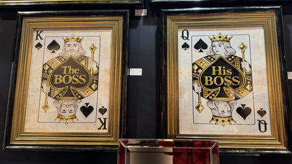 The Boss Picture With Two-Tone Frame