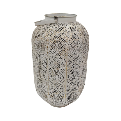 Reticulated Metal Lantern