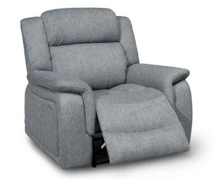 Tipton Grey Electric Recliner Sofa