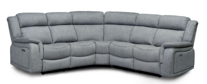 Tipton Grey Electric Recliner Sofa