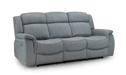 Tipton Grey Electric Recliner Sofa