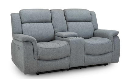 Tipton Grey Electric Recliner Sofa
