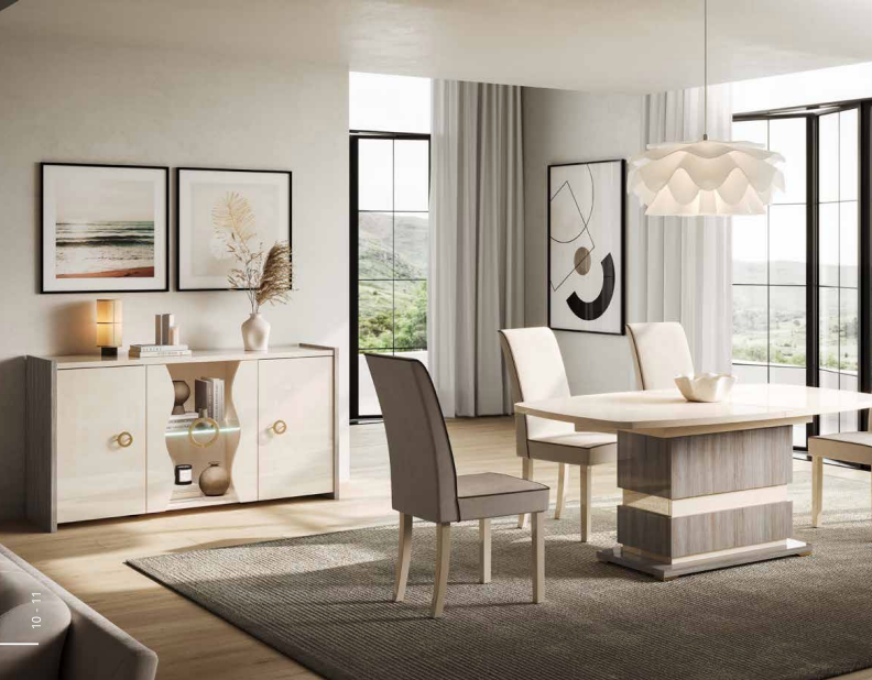 London Italian 4 Door Sideboard