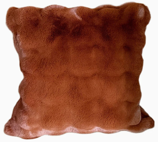 Malini Raffles Soft Bubble Chestnut Cushion